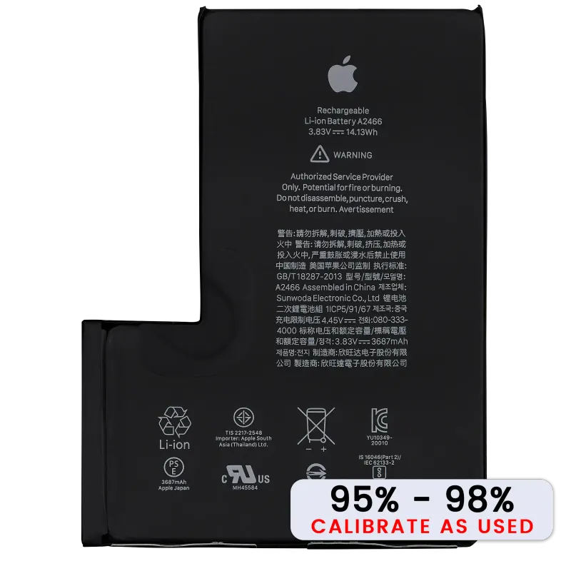 Baterie pro iPhone 12 Pro Max (originál z vyřazeného zařízení, stav B, kondice 95–98 %)