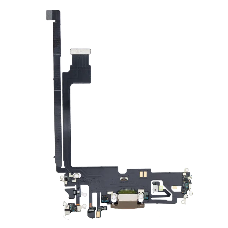Flex kabel nabíjecího konektoru pro iPhone 12 Pro Max (Premium) (zlatá)