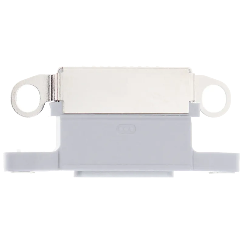 Samotný nabíjecí konektor pro iPhone 12 Pro Max (stříbrná) (balení 10 ks)