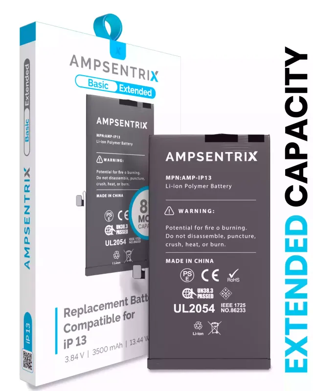 Baterie pro iPhone 13 (AmpSentrix Basic Extended)