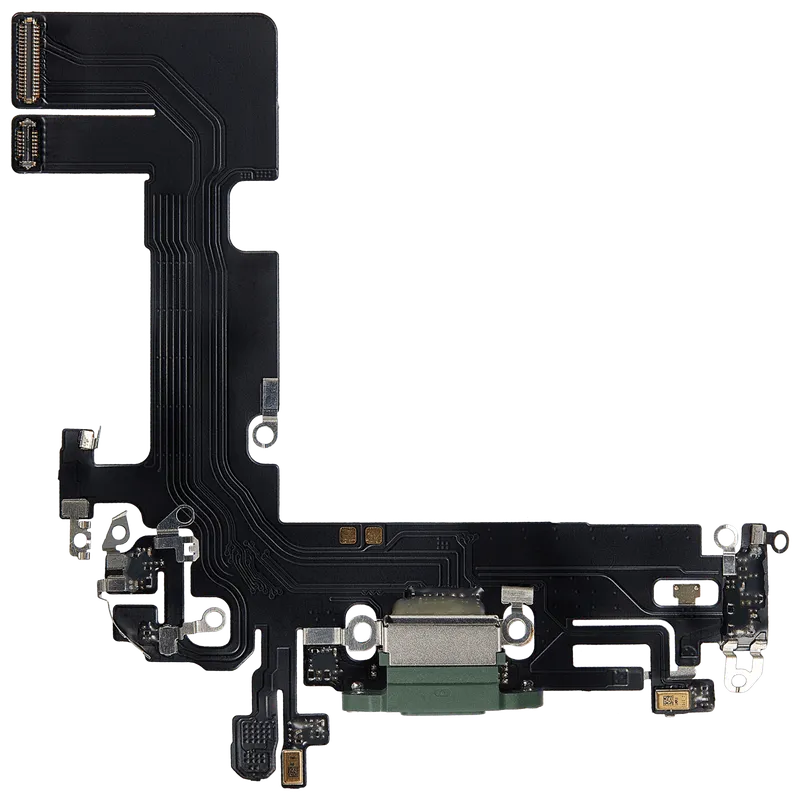 Flex kabel nabíjecího konektoru pro iPhone 13 (Aftermarket Plus) (zelená)