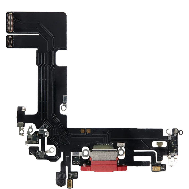 Flex kabel nabíjecího konektoru pro iPhone 13 (Aftermarket Plus) (červená)