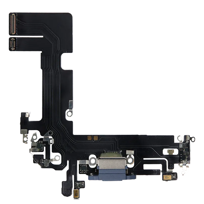 Flex kabel nabíjecího konektoru pro iPhone 13 (Aftermarket Plus) (modrá)