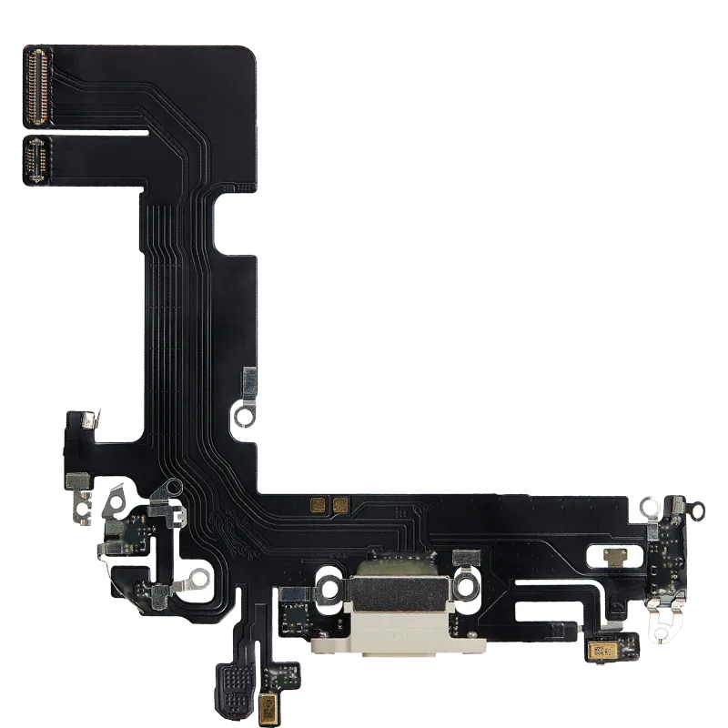 Flex kabel nabíjecího konektoru pro iPhone 13 (Aftermarket Plus) (hvězdně bílá)