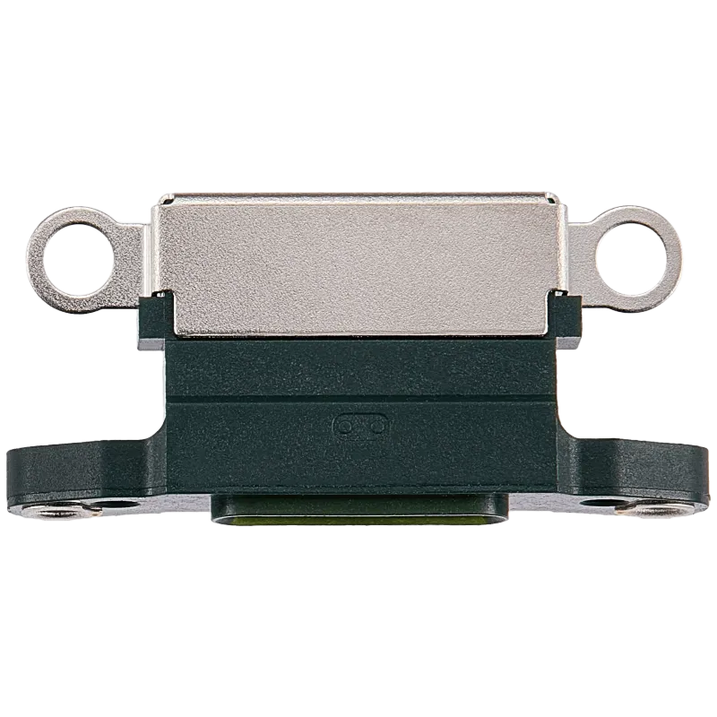 Samotný nabíjecí konektor pro iPhone 13 / 13 mini (zelená) (balení 10 ks)