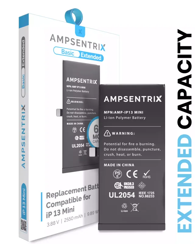 Baterie pro iPhone 13 mini (AmpSentrix Basic Extended)