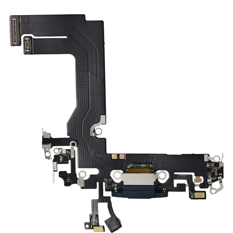 Flex kabel nabíjecího konektoru pro iPhone 13 mini (Aftermarket Plus) (modrá)