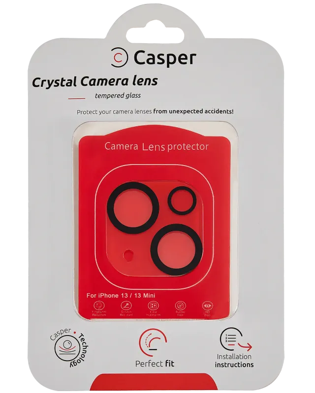 Ochrana objektivu Casper pro iPhone 13 / 13 mini (celoplošné)