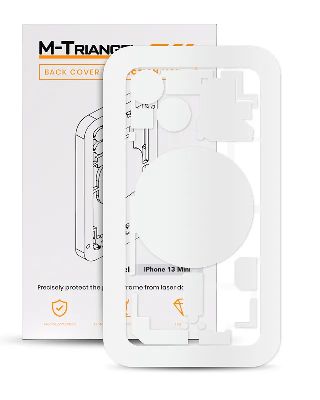 Ochranná forma do laseru pro iPhone 13 mini (M-Triangel)