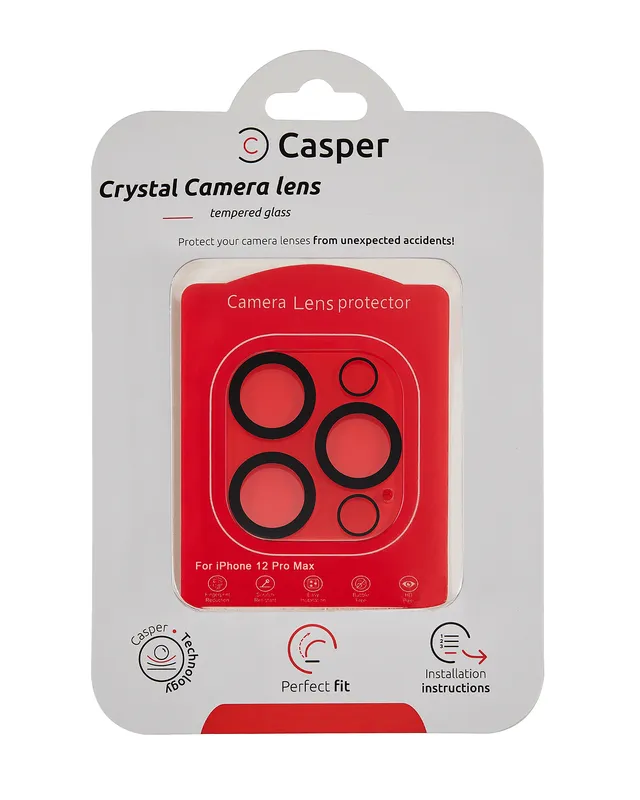Ochrana objektivu Casper pro iPhone 12 Pro Max (celoplošné)