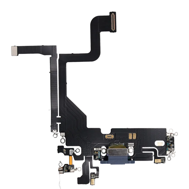 Flex kabel nabíjecího konektoru pro iPhone 13 Pro (Aftermarket Plus) (horsky modrá)