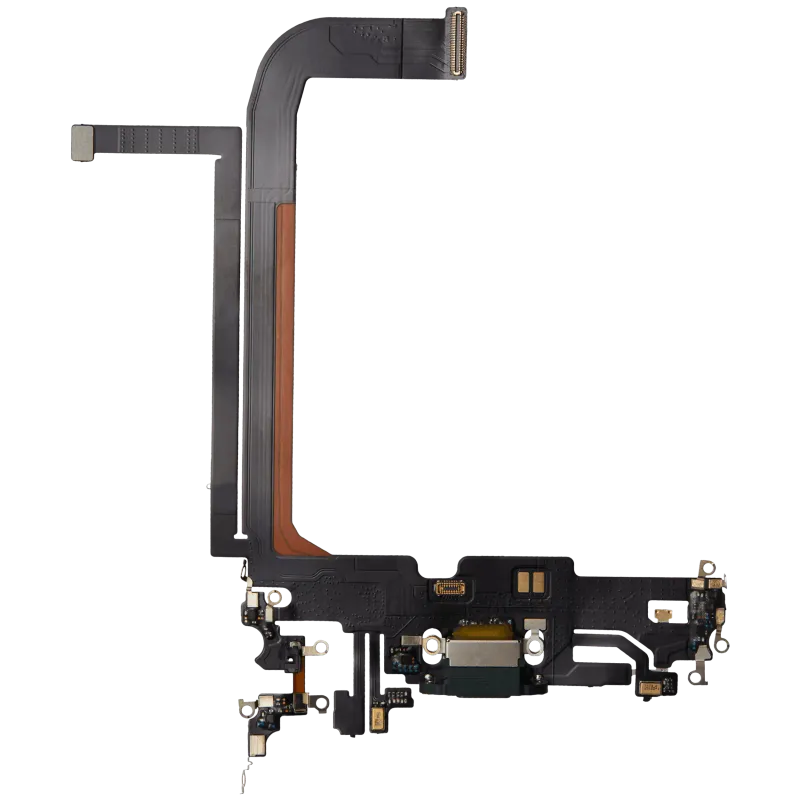 Flex kabel nabíjecího konektoru pro iPhone 13 Pro Max (Aftermarket Plus) (alpsky zelená)