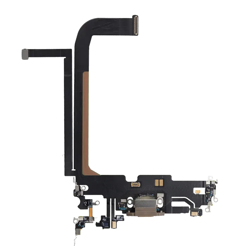 Flex kabel nabíjecího konektoru pro iPhone 13 Pro Max (originál z vyřazeného zařízení) (zlatá)