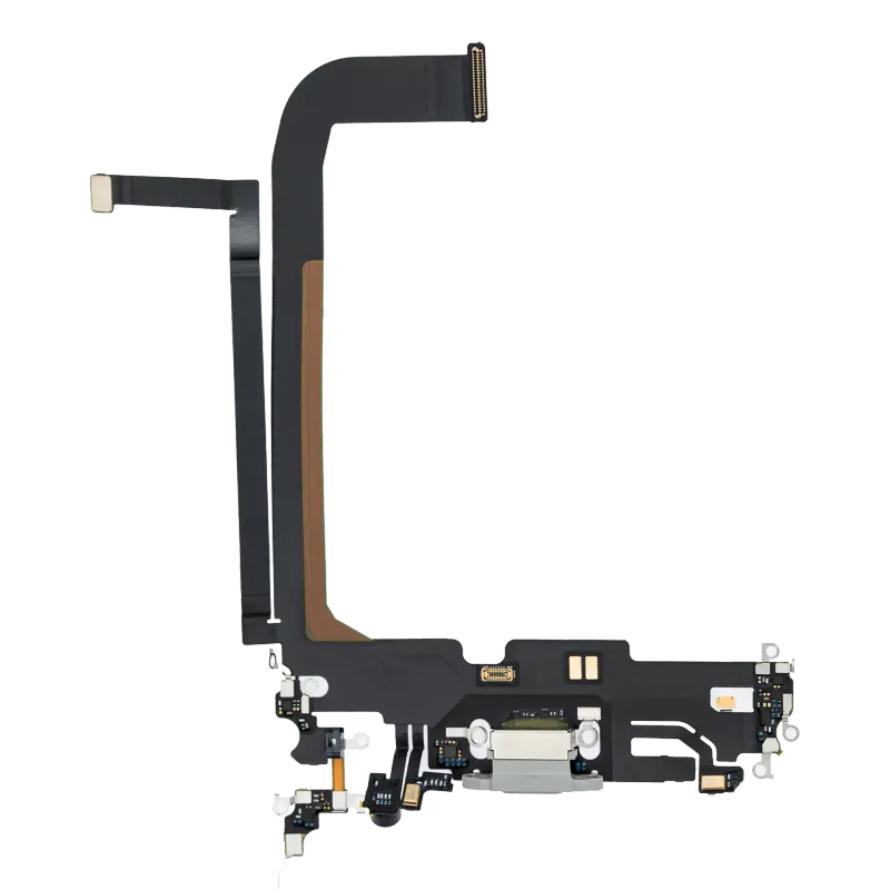 Flex kabel nabíjecího konektoru pro iPhone 13 Pro Max (Premium) (stříbrná)