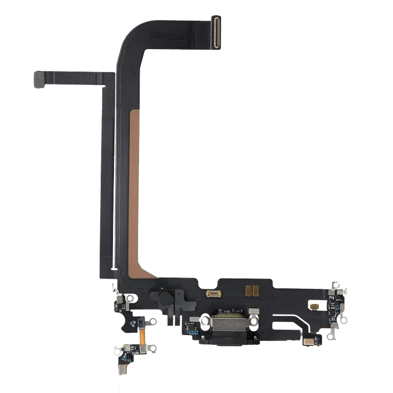 Flex kabel nabíjecího konektoru pro iPhone 13 Pro Max (originál z vyřazeného zařízení) (grafitová)