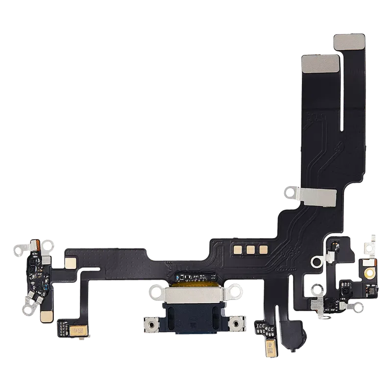 Flex kabel nabíjecího konektoru pro iPhone 14 (Aftermarket Plus) (temně inkoustová)
