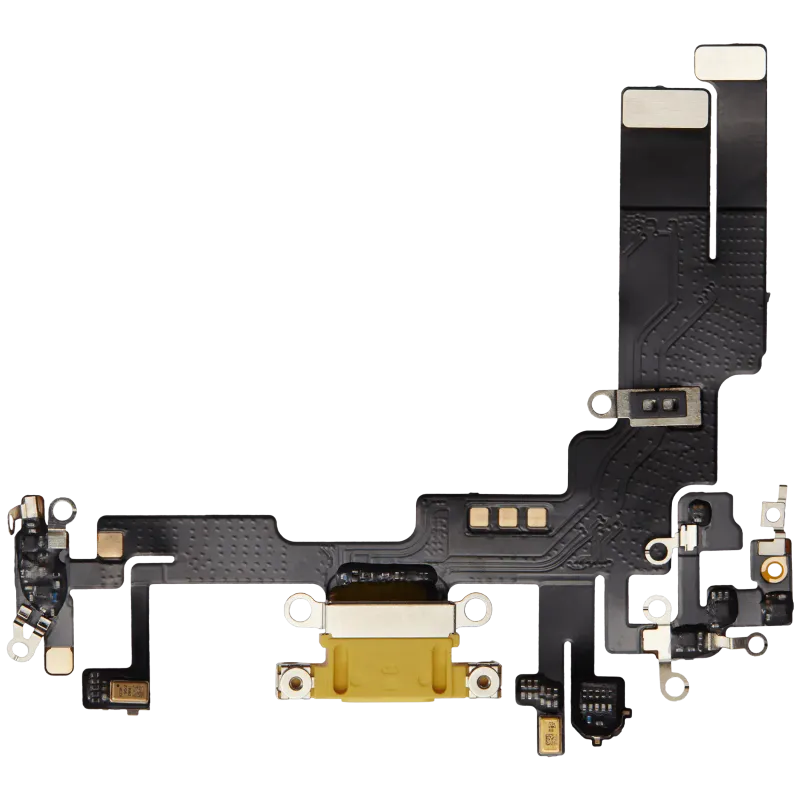 Flex kabel nabíjecího konektoru pro iPhone 14 (Aftermarket Plus) (žlutá)