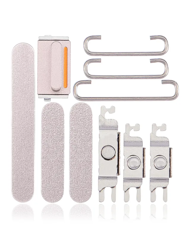 Tlačítka (zapínání / hlasitost / přepínač) pro iPhone 14 / 14 Plus (hvězdně bílá)