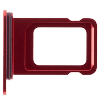 SIM šuplík pro iPhone 14 /14 Plus (originál OEM) (červená)