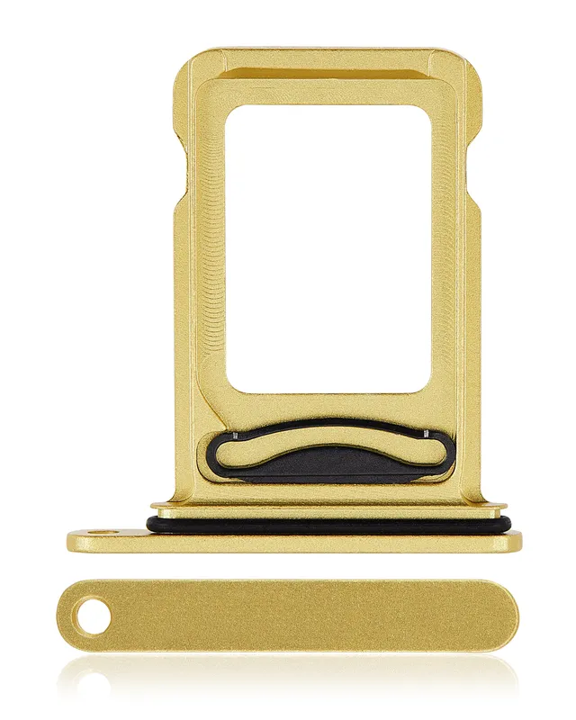 SIM šuplík (dvě SIM) pro iPhone 14 / 14 Plus (žlutá)