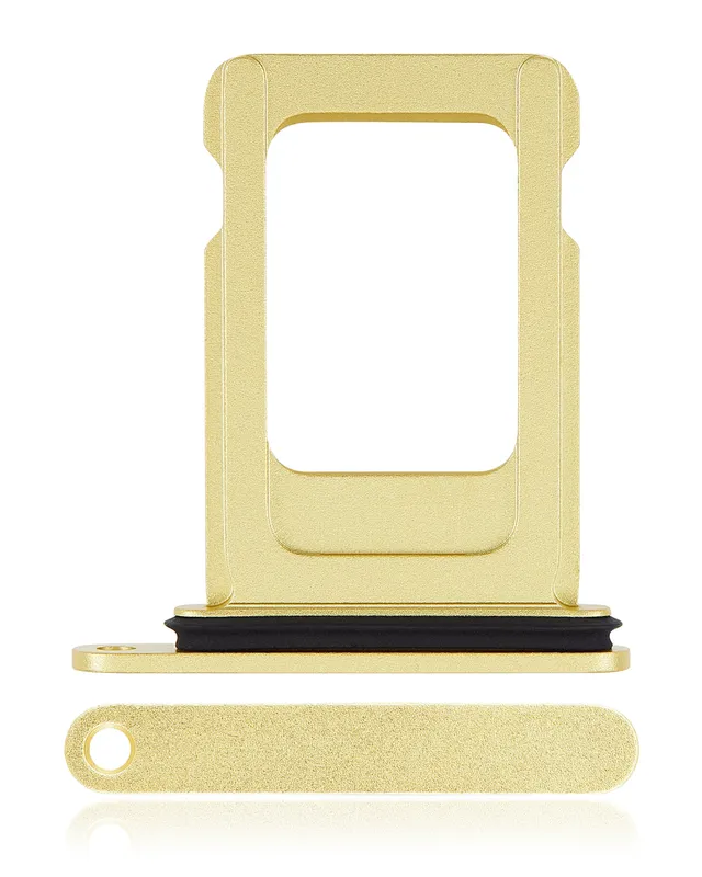 SIM šuplík (jedna SIM) pro iPhone 14 / 14 Plus (žlutá)