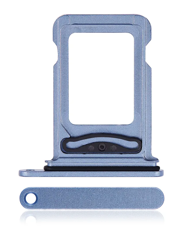 SIM šuplík (dvě SIM) pro iPhone 14 / 14 Plus (modrá)