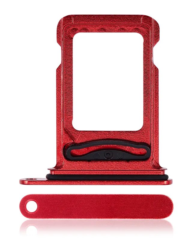 SIM šuplík (dvě SIM) pro iPhone 14 / 14 Plus (červená)