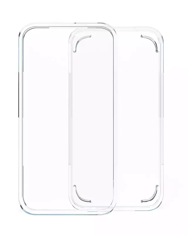 Průhledná krabička na zařízení pro iPhone 13 / 13 Pro /14 / 14 Pro / 15 / 15 Pro