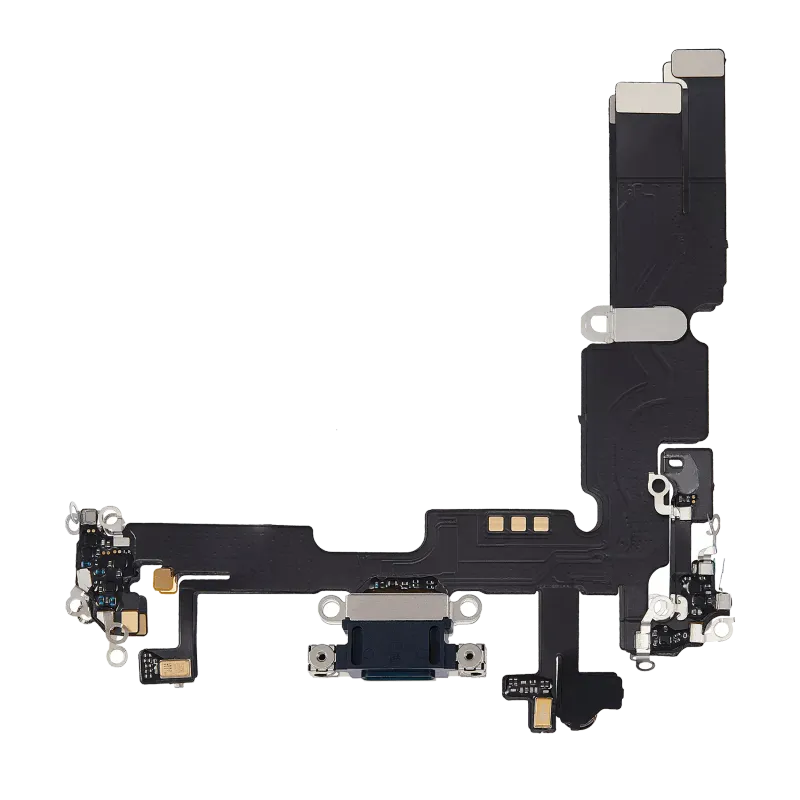 Flex kabel nabíjecího konektoru pro iPhone 14 Plus (Aftermarket Plus) (temně inkoustová)
