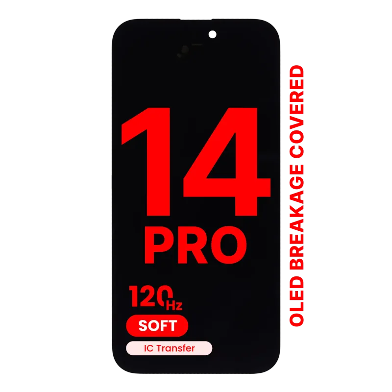 OLED displej pro iPhone 14 Pro (Aftermarket Pro: XO7 Soft OLED) (120 Hz)