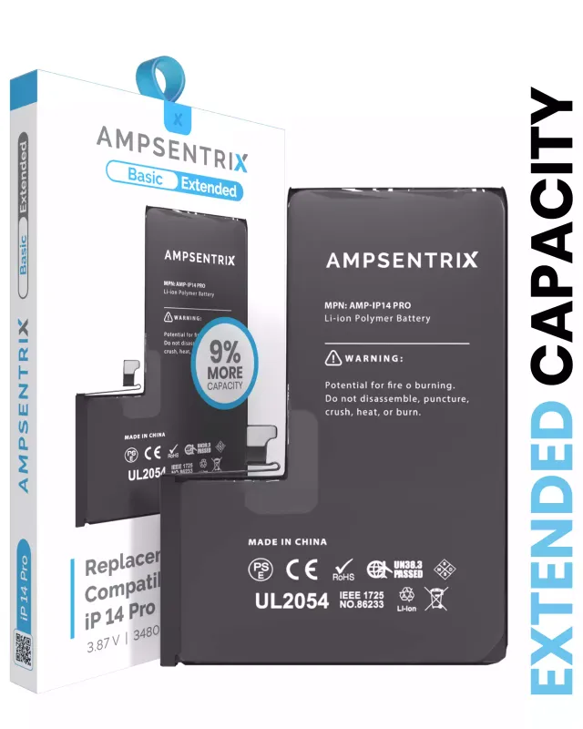 Baterie pro iPhone 14 Pro (AmpSentrix Basic Extended)