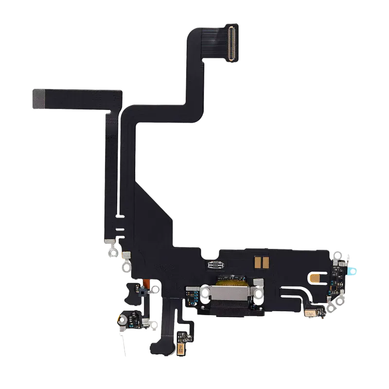 Flex kabel nabíjecího konektoru pro iPhone 14 Pro (Aftermarket Plus) (vesmírně černá)