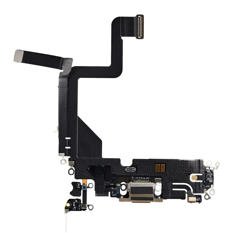 Flex kabel nabíjecího konektoru pro iPhone 14 Pro (Premium) (zlatá)