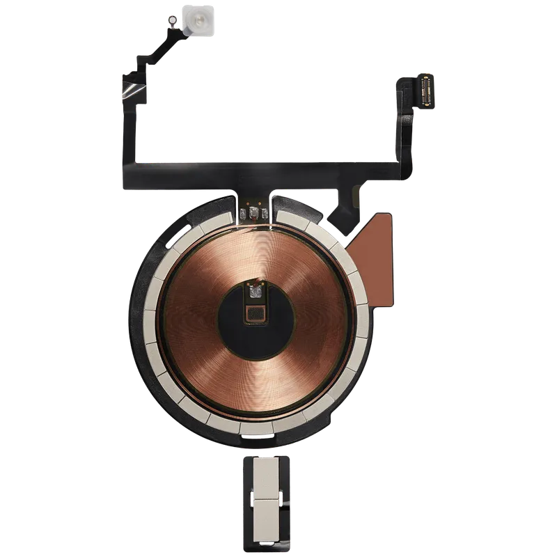 Flex bezdrátového nabíjení a NFC s flex kabelem blesku pro iPhone 14 Plus (originál z vyřazeného zařízení)