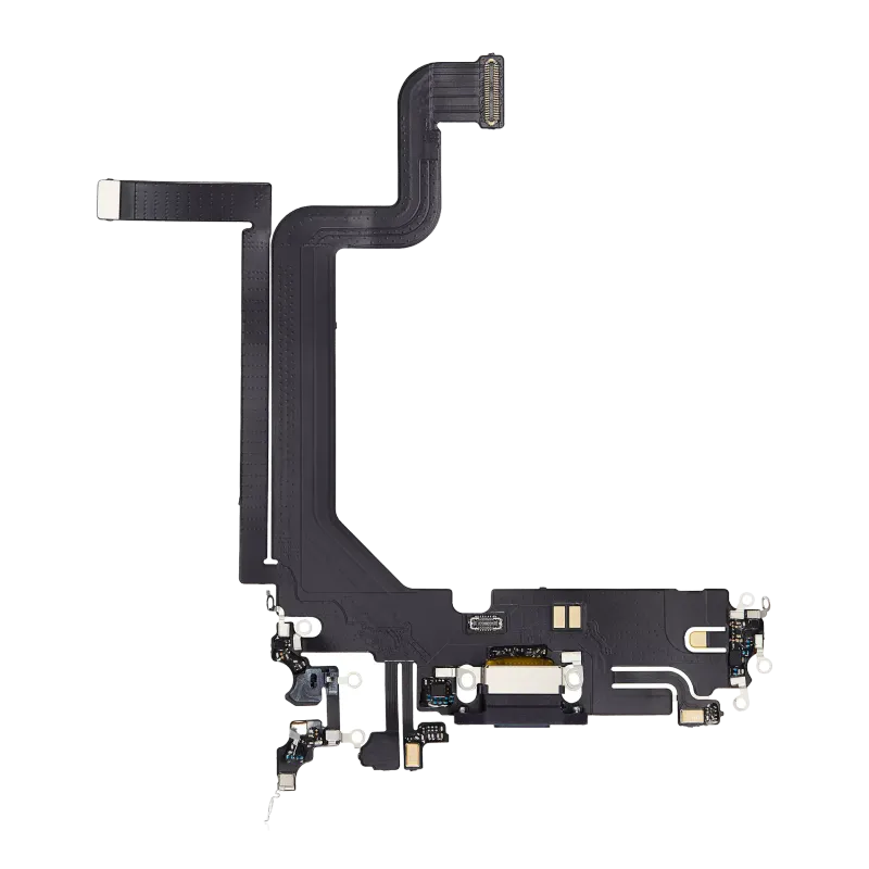 Flex kabel nabíjecího konektoru pro iPhone 14 Pro Max (Aftermarket Plus) (tmavě fialová)
