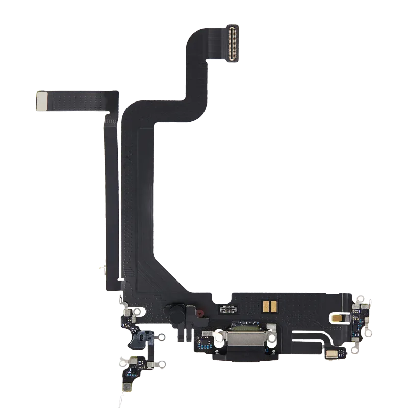 Flex kabel nabíjecího konektoru pro iPhone 14 Pro Max (Premium) (vesmírně černá)