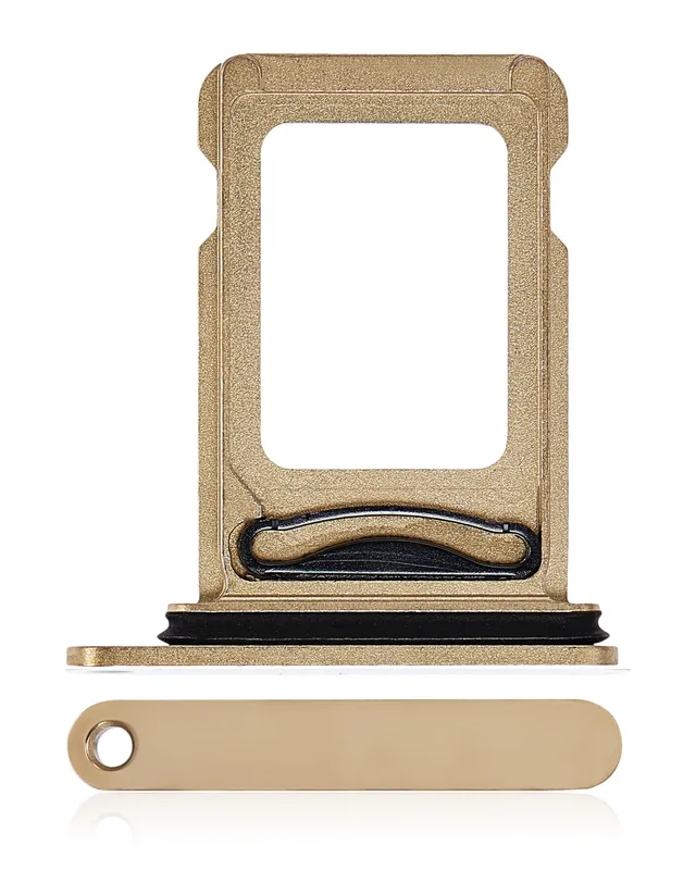 SIM šuplík (dvě SIM) pro iPhone 14 Pro / 14 Pro Max (zlatá)