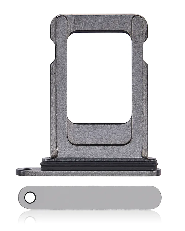SIM šuplík pro iPhone 14 Pro / 14 Pro Max (Service Pack) (černá)
