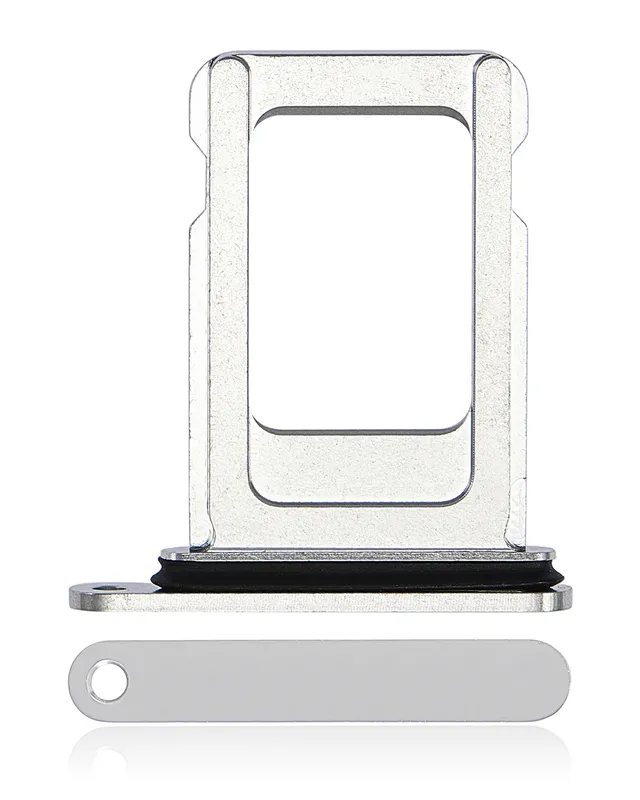 SIM šuplík (jedna SIM) pro iPhone 14 Pro / 14 Pro Max (stříbrná)