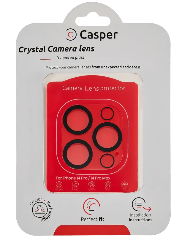 Ochrana objektivu Casper pro iPhone 14 Pro / 14 Pro Max (celoplošné)