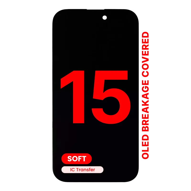 OLED displej pro iPhone 15 (Aftermarket Pro: XO7 Soft OLED)