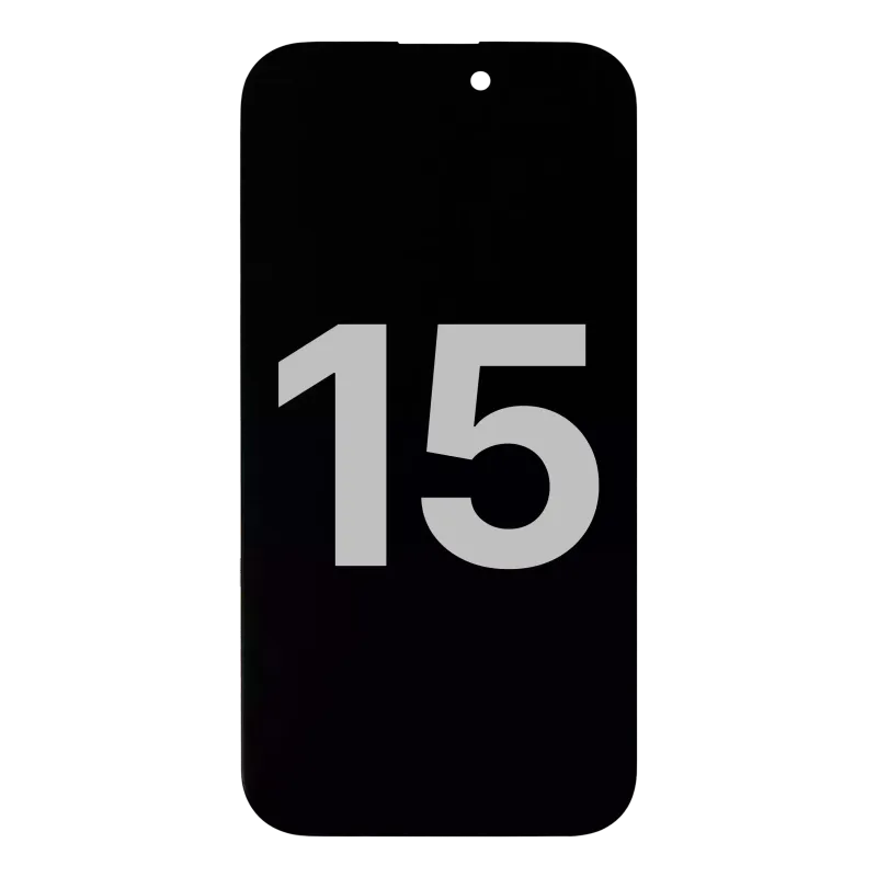 OLED displej s flex kabelem senzoru světla pro iPhone 15 (originál z vyřazeného zařízení, stav A)