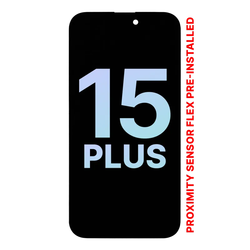 OLED displej s flexem senzoru přiblížení (předinstalováno) pro iPhone 15 Plus (Service Pack)