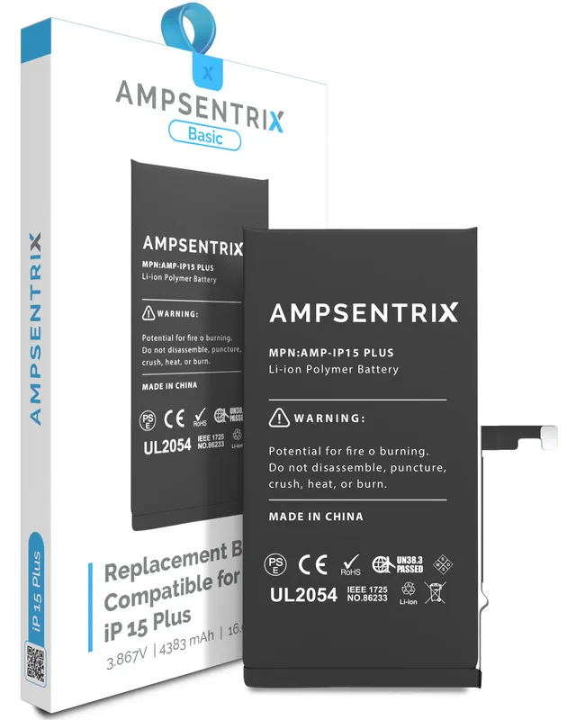 Baterie pro iPhone 15 Plus (AmpSentrix Basic)