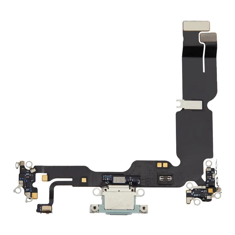Flex kabel nabíjecího konektoru pro iPhone 15 Plus (Premium) (zelená)