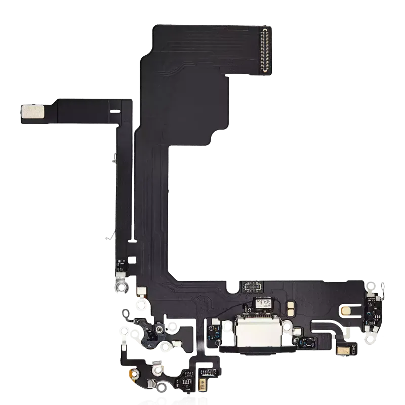 Flex kabel nabíjecího konektoru pro iPhone 15 Pro (Premium) (černý titan)