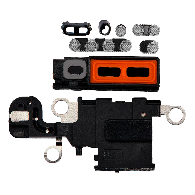 Mřížka reproduktoru a mikrofonu pro iPhone 15 (balení 10 ks) (bílá)