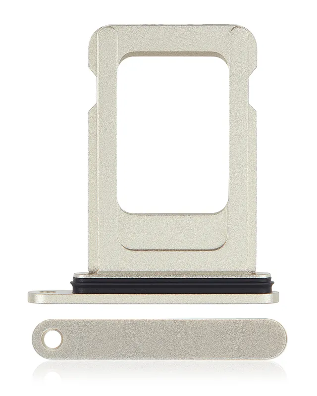 SIM šuplík (jedna SIM) pro iPhone 15 / 15 Plus (žlutá)