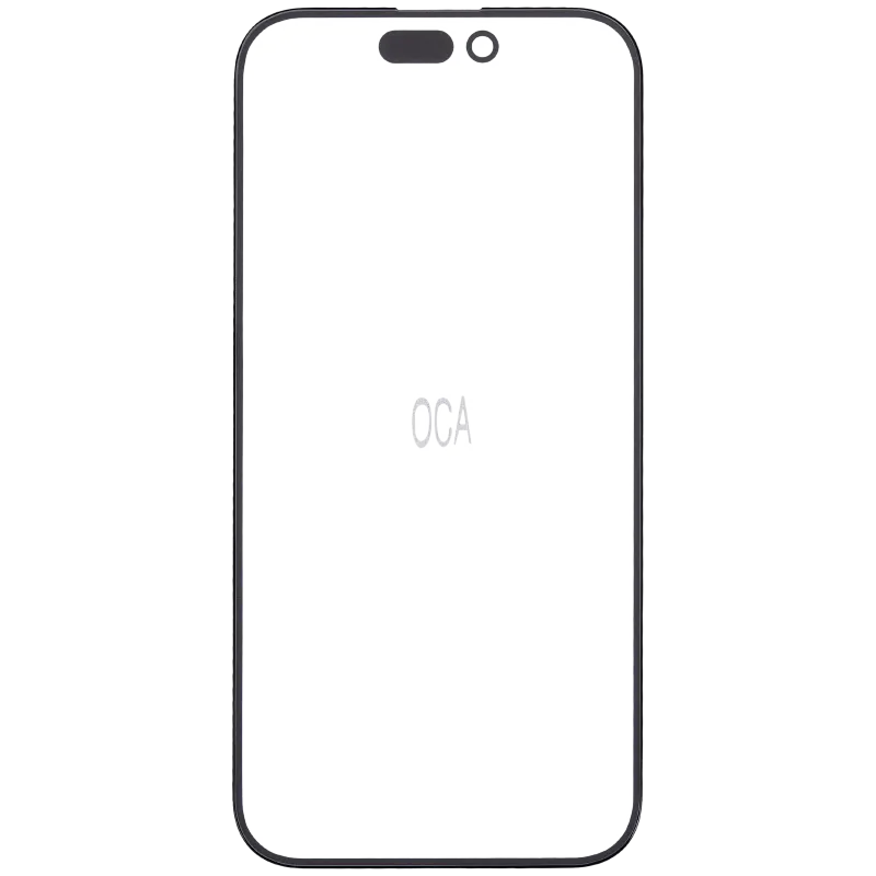 2v1 (sklo + předinstalovaná OCA) pro iPhone 15 Pro (balení 10 ks)