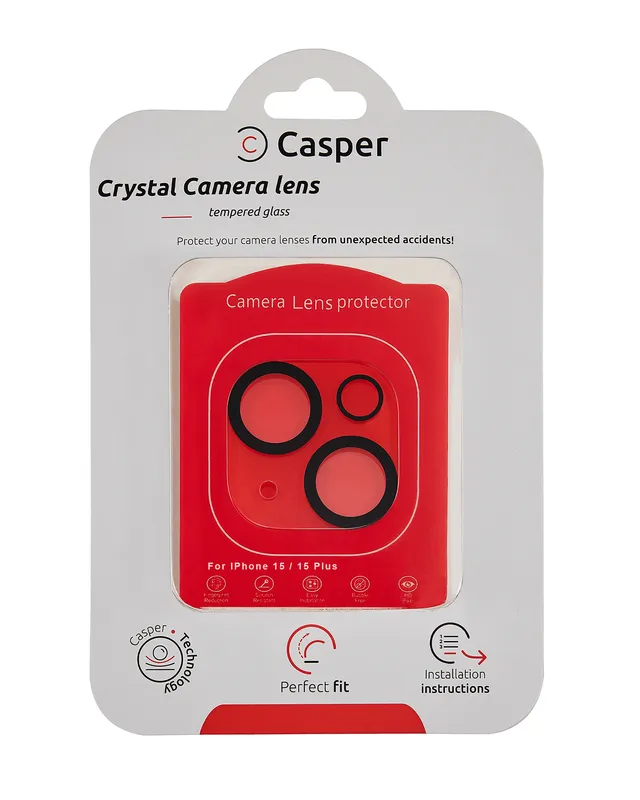 Ochrana objektivu Casper pro iPhone 15 / 15 Plus (celoplošné)